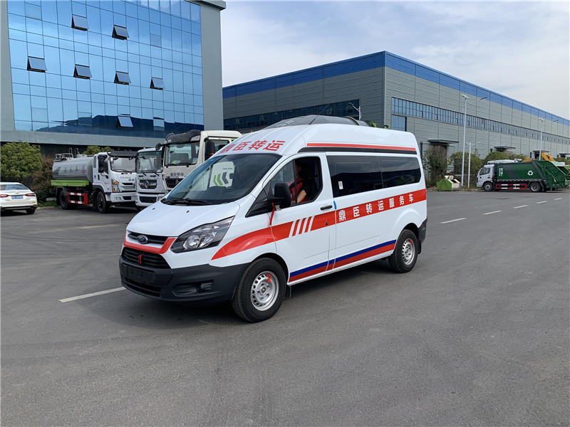 福特新全顺V362中轴中顶伤残运送车